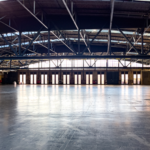 Arena Berlin: Leere Halle