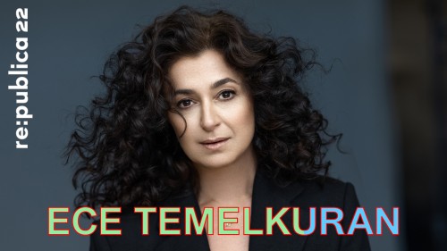Porträtfoto von #rp22-Sprecherin Ece Temelkuran