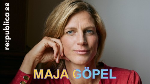 Porträtfoto der #rp22-Sprecherin Maja Göpel