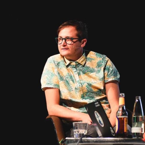 Lorax Horne speaking Photo by Hannah Gottschalk