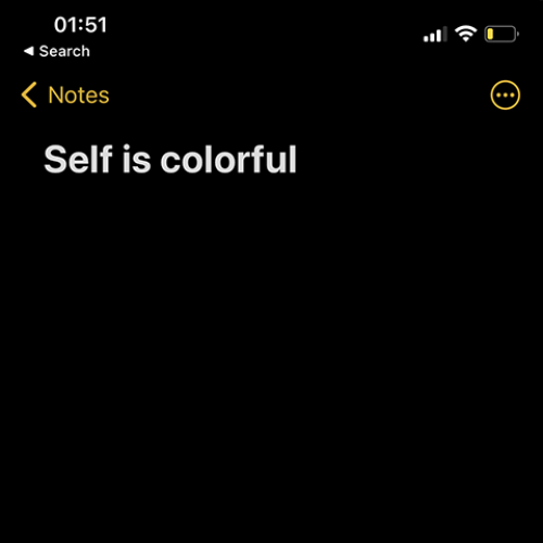 Self is Colorful